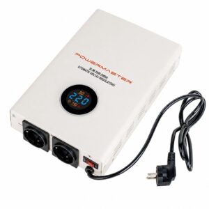 Xtechnx Powermaster SLIM-2000 Otomatik 2000 Watt Kombi Voltaj Regülatörü Kod:21854