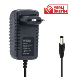 Xtechnx Weko 21 Volt - 1 Amper 5.5*2.5 Uçlu Priz Tipi Adaptör