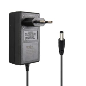 Xtechnx Weko 8.4 Volt - 2 Amper 5.5x2.5mm Uçlu Priz Tip Kırmızı Yeşil Ledli Yerli Üretim Akü Şarj Adaptörü Kod:28782